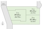 練馬区富士見台2丁目 建築条件なし売地 全3区画