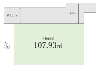 杉並区松庵3丁目 建築条件なし売地 全1区画
