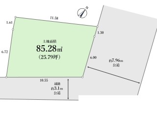 世田谷区北烏山3丁目 建築条件付き売地 全1区画