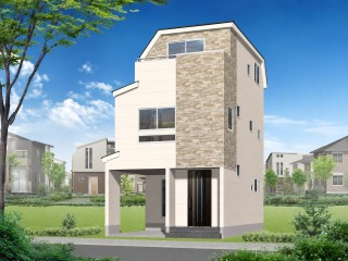 江戸川区上篠崎3丁目9-18付近 新築分譲住宅 全1棟