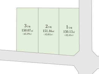 八王子市川口町 建築条件付き売地 全3区画