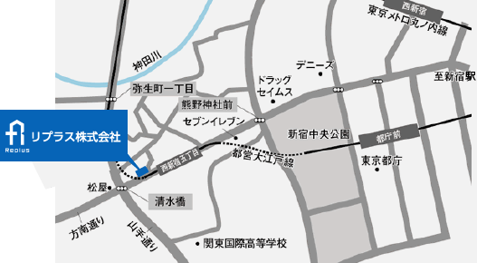 リプラス株式会社案内図