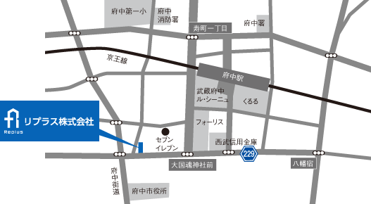 リプラス株式会社案内図